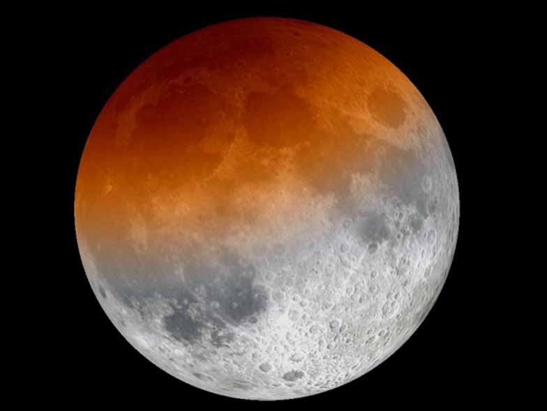 Eclipse parcial de Luna en La Manchuela La Manchuela al Día